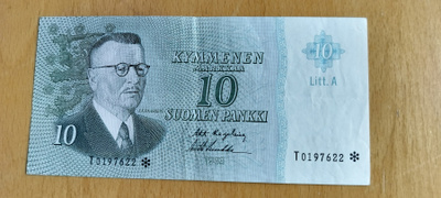 10mk 1963 Litt.A, KAR-Luu, T*-sarjaa, KL 6-7
