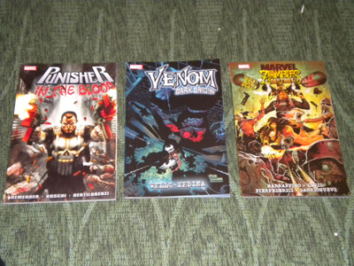 MARVEL : Zombies Destroy,Venom/Dark Origin,Punisher/In The B