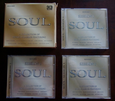 SOUL,  3 x CD  collection
