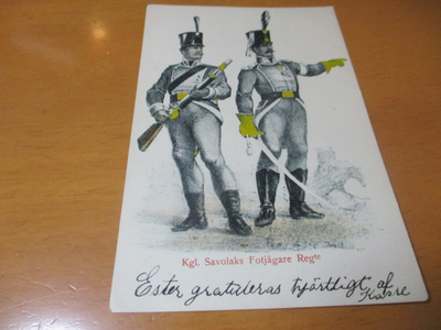 savolaks Fotjägare Regte  np n 1903