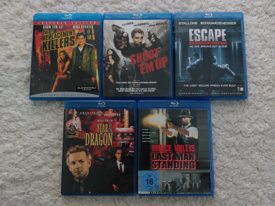 Blu Ray Paketti TOIMINTA (The Replacement Killers Ym.)