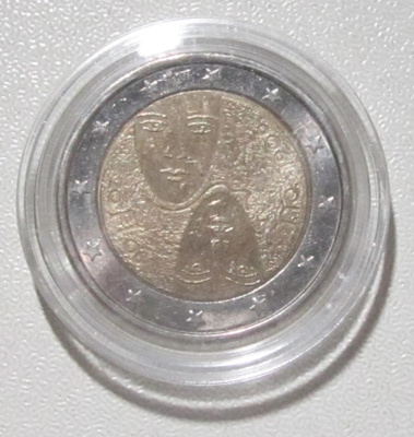 Suomi 2006 2 € -  Äänioikeus Suomessa 100 vuotta (Circ)