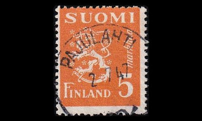 311 o Leijona 5 mk loisto Pajulahti 2.7.47 (1946)