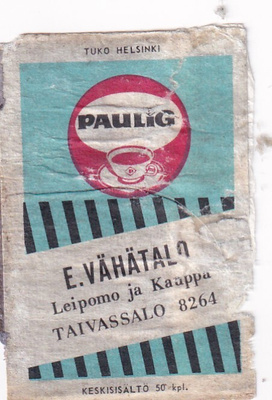 Taivassalo, E. Vähätalo. Paulig   ,  e59