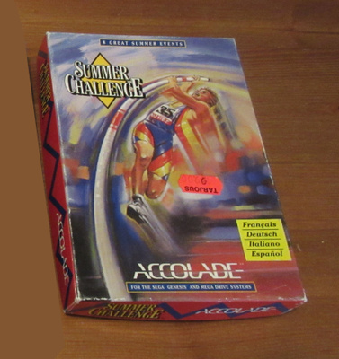 Sega Mega Drive/Genesis: Summer Challenge BOKSI VAIN ei peli
