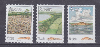 Åland 1994 Maisemia postituoreena.