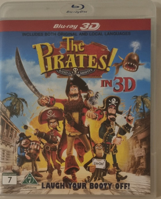 THE PIRATES BAND OF MISFITS 3D BLU-RAY