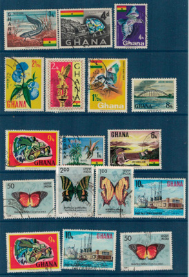 Ghana ja muutama perhosmerkki erä (298)