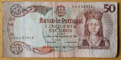 Portugali 50 Escudos 1964