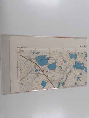 Topografinen kartta 1:20000, N:o 3824 11 : Aksujärvi