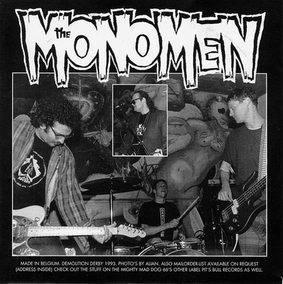 Monomen / The Apemen - Dragstrip / Intoxica 7" Vinyyli
