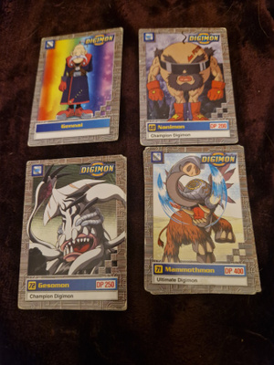 Digimon kortteja