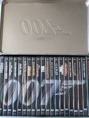 007 James Bond leffat metallilaatikko