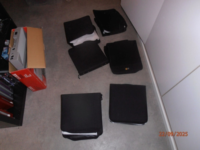 DVD tasku laatikoita mustia 6 kpl
