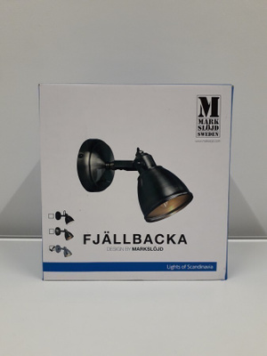 Seinävalaisin Fjällbacka 1lmp (chrome, MarkSlöjd, uusi)