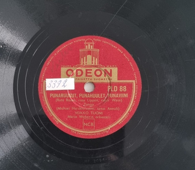 Savikiekko 1953 - Veikko Tuomi - Odeon PLD 88