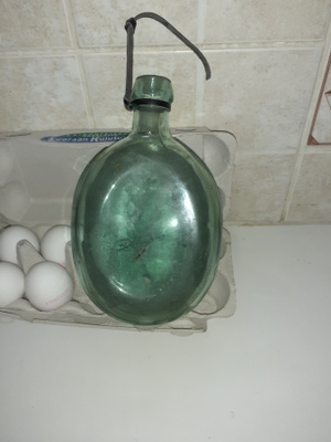 Lasinen cccp kenttäpullo