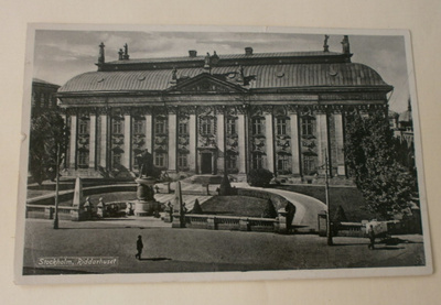 Tukholma, Ritarihuone, mv valokuvapk, p. 1935 Suomeen