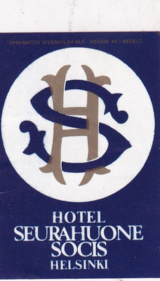 Helsinki, Hotel Seurahuone Socis   1/16