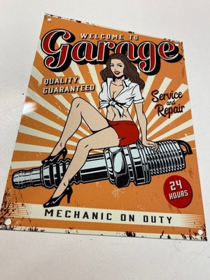 Garage BaBy alumiininen kyltti