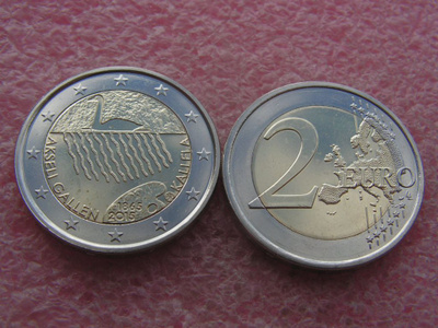 Akseli Gallen-Kallela, 2 Euro Suomi 2015 , UNC