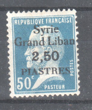 Syyria  1923 syrie grande liban  2,5 pia