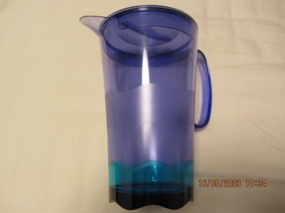 Tupperware Elegance kannu, 2L, siniturkoosi, uusi