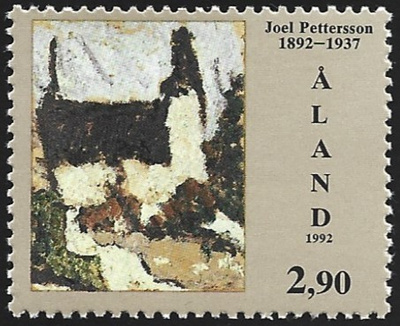 Åland 1992 Joel Pettersson 100 vuotta 2,90 mk ** LaPe 062