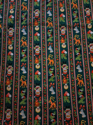 Jouluinen puuvillakangas 150x140cm
