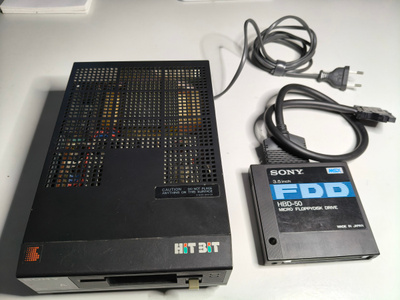 MSX ja MSX2  levyasema 3,5" Sony Hitbit HBD- 50