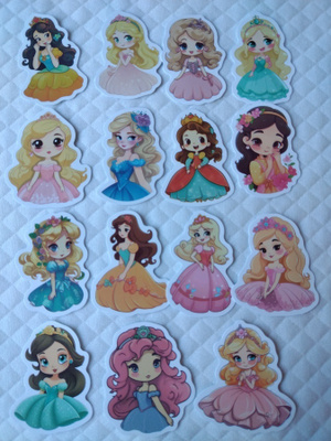 Prinsessa tarrat 15kpl