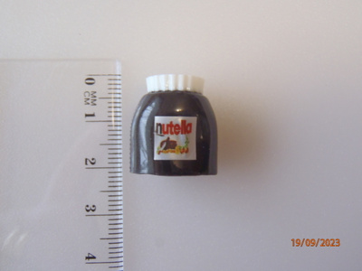 Nukkekoti Nutella purkki
