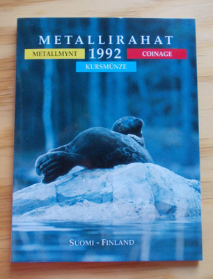 Suomi Finland Metallirahat,  Vuosisarja 1992