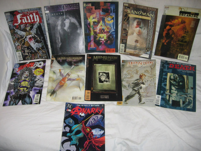 Paketti (10 kpl.) DC Vertigo sarjakuvia.