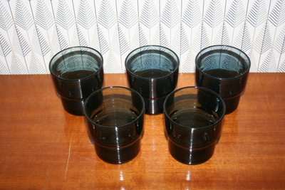 Ittala Ote pieni siniharmaa 25 cl juomalasi, 5 kpl