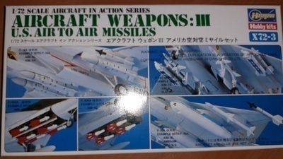 US Aircraft Weapons III 1/72, Hasegawa X72-3