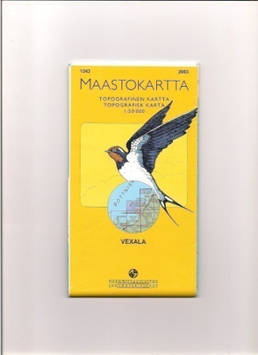 Maastokartta 1:50 000 Vexala, Veksala