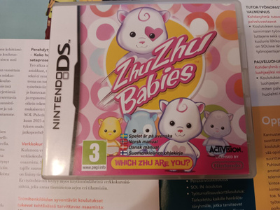Nintendo DS ZhuZhu Babies videopeli