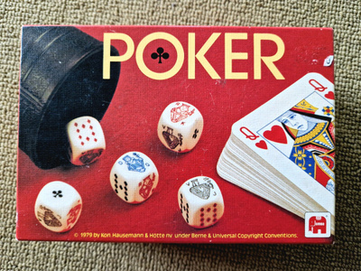 Poker vintage korttipeli .Jumbo 1979