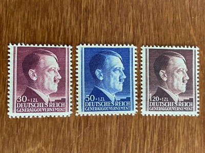 SAKSA GENERALCOUVERMENT 1942 HITLERIN 53.SYNTYMÄPÄIVÄ SARJA