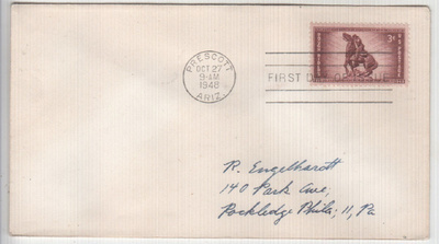 USA FDC 1948 rogh  raiders