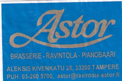 Tampere, Astor Ravintola   4/13