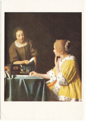 J VERMEER - Emäntä ja palvelijatar