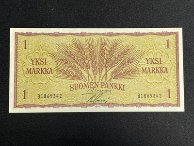 1mk 1963 B-sarjan Saclen allekirjoittajana
