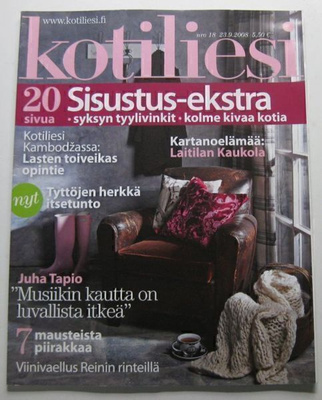 Kotiliesi 2008 / 18 sisustus numero