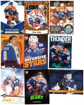 9 x TAPPARA Erikoiskortteja Eri Vuosilta