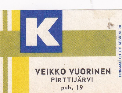 Pirttijärvi, Veikko Vuorinen  6/3