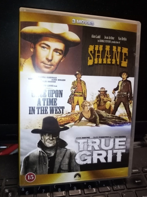 3dvd Shane / Huuliharppukostaja / True grit ( SIS POSTIKULU