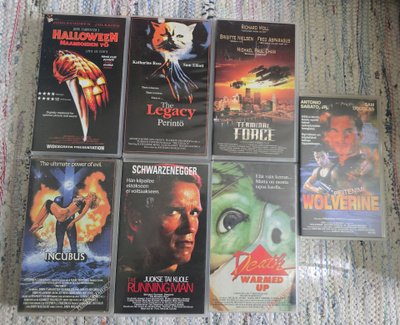 Futurefilmin 7 vhs:n laatu-nippu
