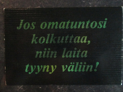 KULKEMATON MIETELAUSE MARKKA-AJALTA KORTTI-PISTE